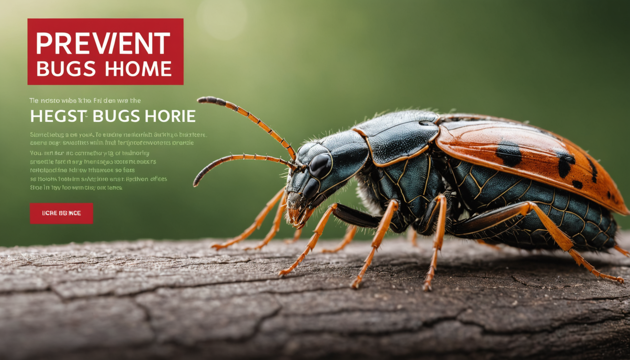 prevent bugs home — wide hero banner